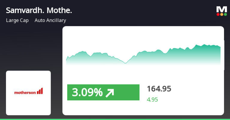 Samvardhana Motherson Stock Gains Momentum Before Dividend Declaration