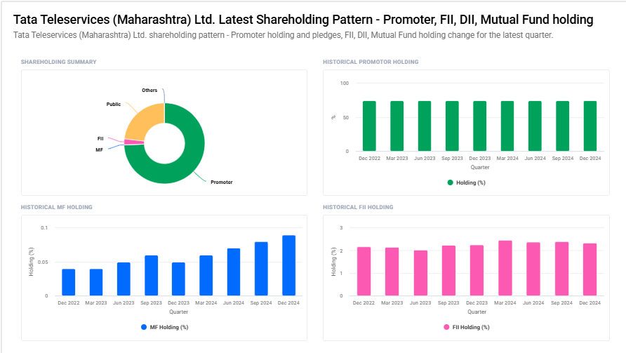 TTML Shareholding Pattern